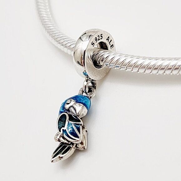Pandora Jungle Paradise Parrot Dangle Charm - Picture 2 of 5